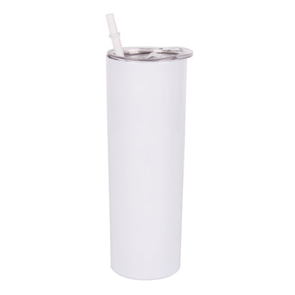 Straw Tumbler Straight Car Water Cup Double-layer Stainless Steel Insulation Cup Slimming