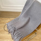 Women's High Quality Solid Color Mohair Scarf