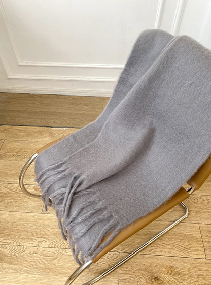 Women's High Quality Solid Color Mohair Scarf