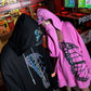 Laser Colorful Butterfly Skull Reflective Printed Hoodie