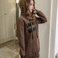 Mid-length Plus Velvet Thick Loose Coat