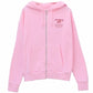 Strawberry Milk Cute Women's Casual Winter Long Sleeve Hoodies Sweatshirt Zipper Jacket Loose Style Pink & Lavendar