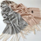 Women's imitation cashmere scarf couple scarf