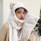 Bear ears scarf hat