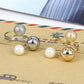 Metal ball multi-ring adjustable ring