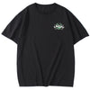 韓国風 新商品 蛍光顔プリント Tシャツ コットン