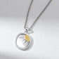 Sunflower And Sun Couple Necklace