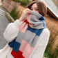 Rainbow horizontal stripes scarf