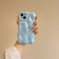 New Irregular Meteorite Pattern Phone Case Solid Color