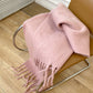 Women's High Quality Solid Color Mohair Scarf