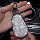 Leather Gourd Rhinestone Female Car Key Cover