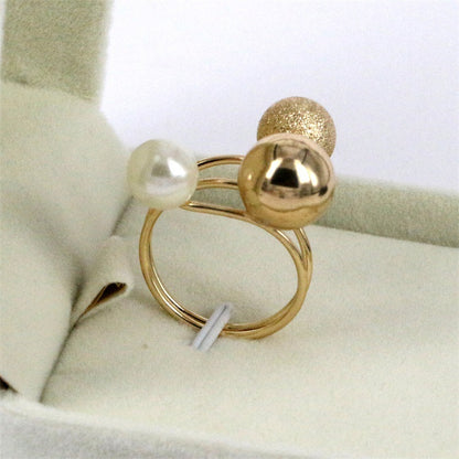 Metal ball multi-ring adjustable ring