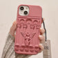 Art 3D Angel Silicone Soft Case Retro French Phone Case