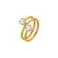 Micro-inlaid Zircon Ring Index Finger Ring Little Finger Ring