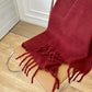 Women's High Quality Solid Color Mohair Scarf