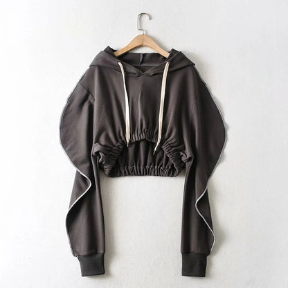 Hooded Pullover Drawstring Hoodie Sweatshirt