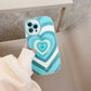 New Ins Love Heart Couple Silicone Phone Holder Case