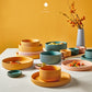 Tableware Dishes Creative Personality Nordic Macaron Color