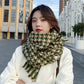 Women's Fashion Vintage Houndstooth Warm Scarf