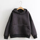 Suede Sweatshirt Hoodie