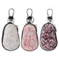 Leather Gourd Rhinestone Female Car Key Cover