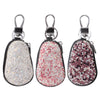 Leather Gourd Rhinestone Female Car Key Cover