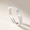 Letter Couple Ring Sterling Silver Simple Plain Ring Ring