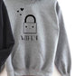 Lock And Key Couple Hooded Pocket Sweatshirt