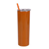 Straw Tumbler Straight Car Water Cup Double-layer Stainless Steel Insulation Cup Slimming