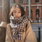 Women's Fashion Vintage Houndstooth Warm Scarf