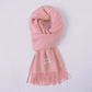 Simple Solid Color Tassel Shawl Autumn And Winter Warm Artificial Cashmere Scarf