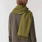 Simple Solid Color Tassel Shawl Autumn And Winter Warm Artificial Cashmere Scarf