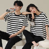 Men And Women Fashion Casual Cotton Short-sleeved Shorts Home Wear Set