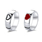 European And American Alloy Love Pair Ring Set