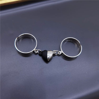 Simple And Adjustable Couple Ring Magnetic Ring