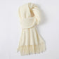 Simple Solid Color Tassel Shawl Autumn And Winter Warm Artificial Cashmere Scarf