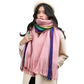 Rainbow Double-sided Scarf Cashmere-like Warm Scarf