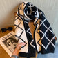 Diamond Plaid Scarf Winter Student Couple Thickened Warm Wool Scarf