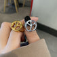 Fashion Girl Ring Heteromorphic Peace Ring