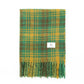 Plaid Knitted Scarf Winter Maillard Color Tassel Scarf