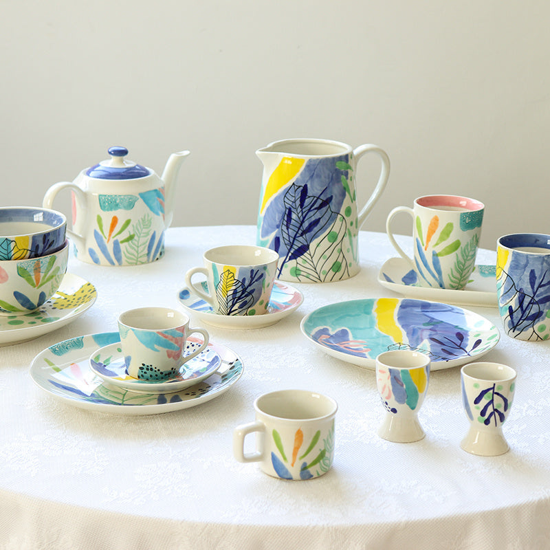 Hand Painted Underglaze Porcelain Tableware Set