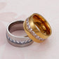 Stainless Steel Diamond Ring Titanium Steel Ring